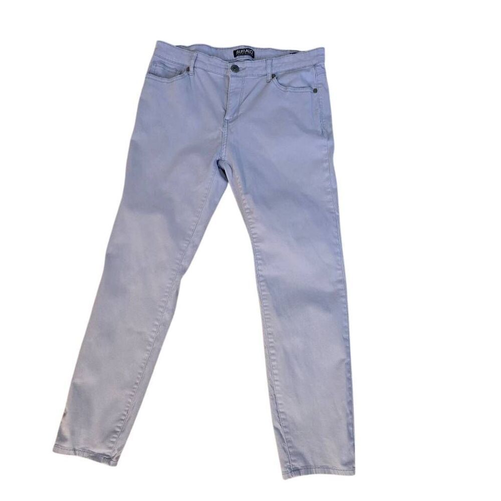 Buffalo David Bitton Womens Daily Midrise Skinny Ankle Grazer Jeans Gray Sz 8/29